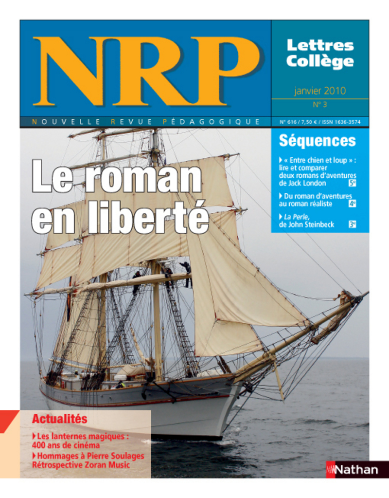 NRP Collège – Le roman en liberté – Janvier 2010 (Format PDF)