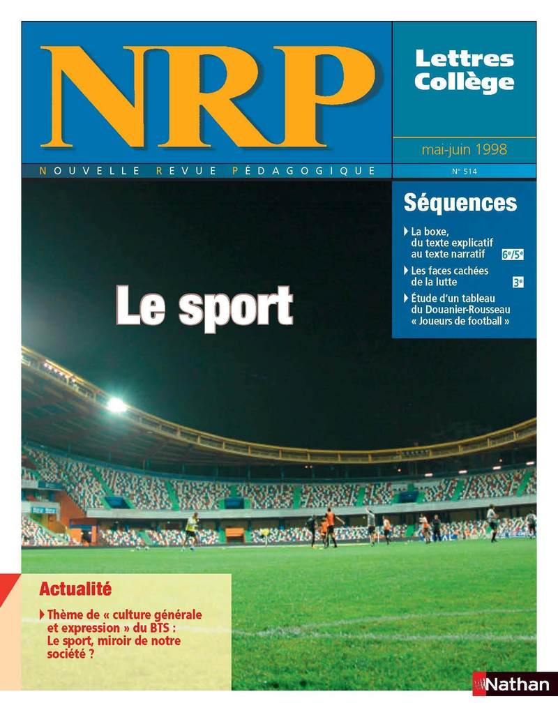 Collection NRP : le Sport (Format PDF)