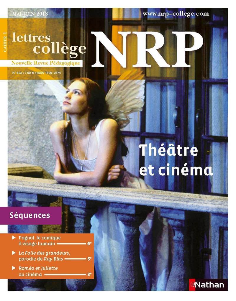 NRP Collège – Théâtre et cinéma – Mai-Juin 2013 (Format PDF)