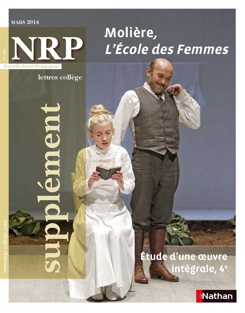 NRP Supplément Collège – Molière, L’école des femmes – Mars 2014 (Format PDF)