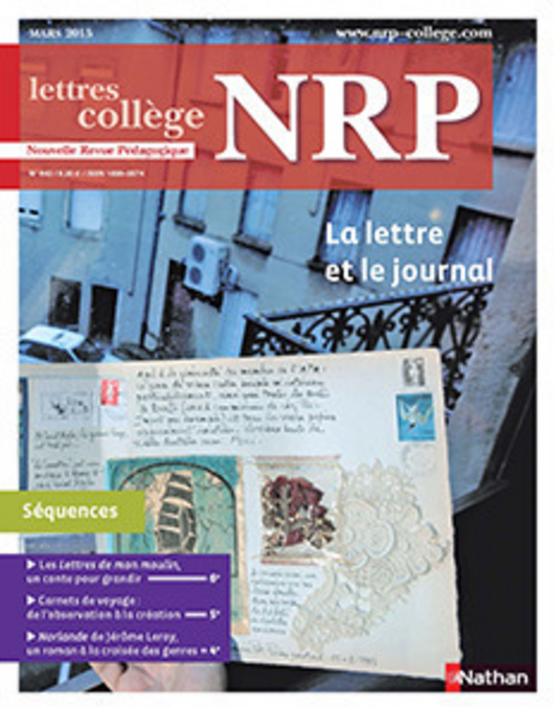 NRP Collège – La lettre et le journal – Mars 2015 (Format PDF)