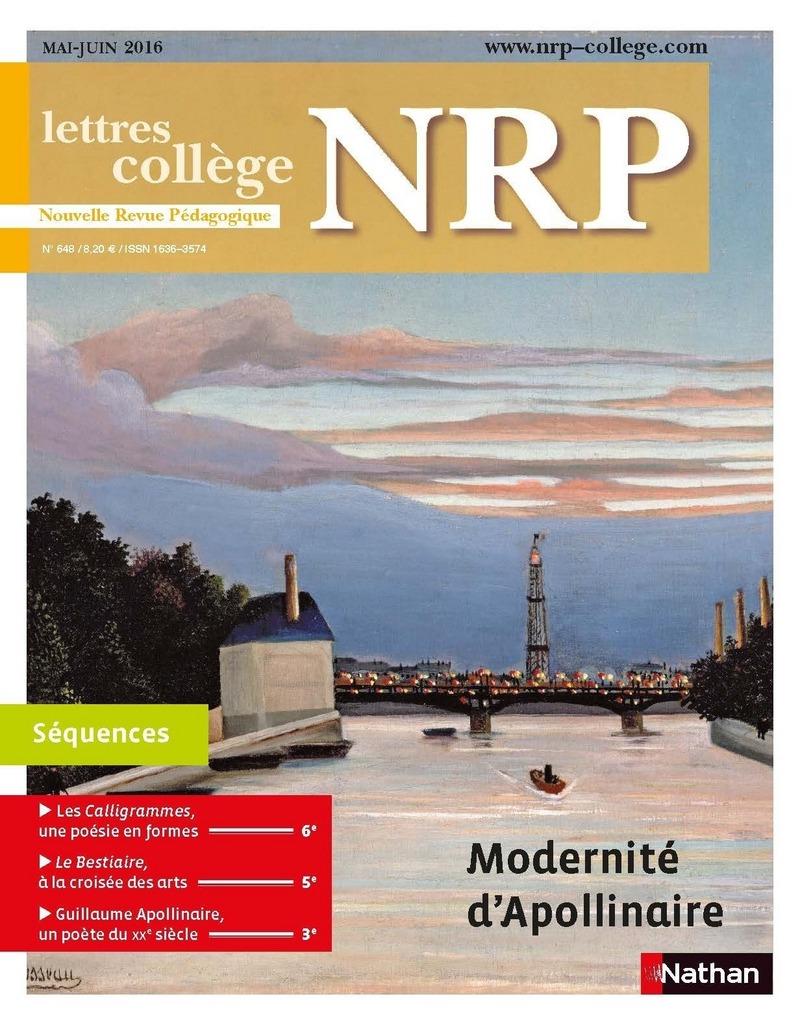 NRP Collège – Modernité d’Apollinaire – Mai-Juin 2016 (Format PDF)