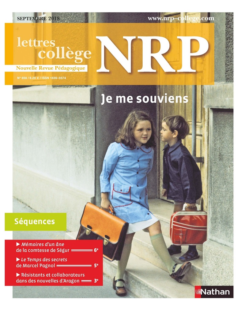 NRP Collège – Je me souviens – Septembre 2018 (Format PDF)