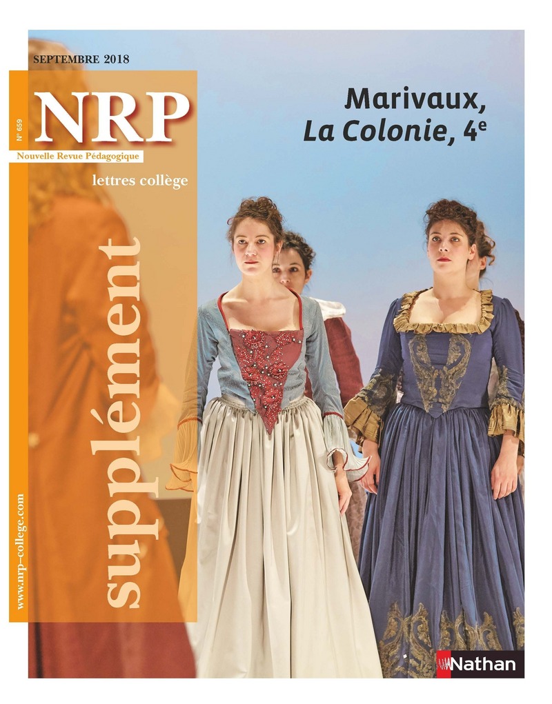 NRP Supplément Collège – Marivaux, La Colonie – Septembre 2018