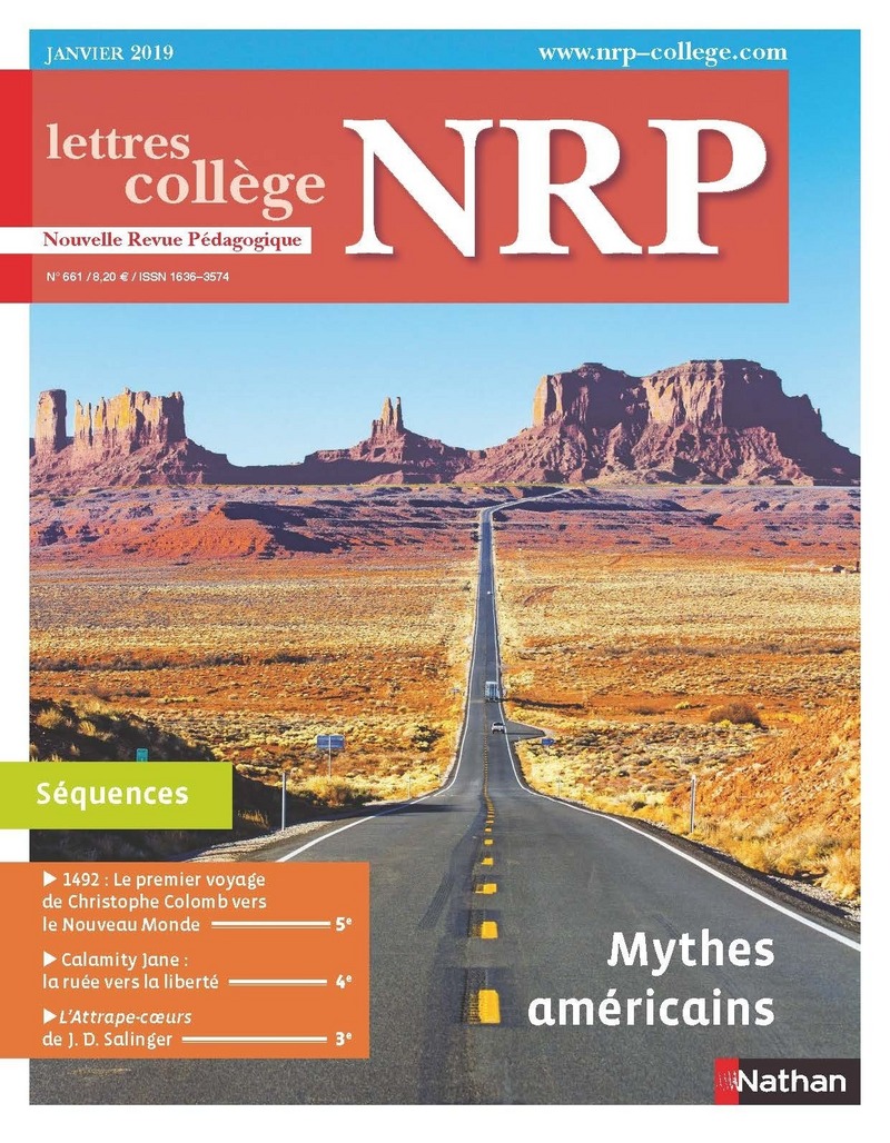 NRP Collège – Mythes américains – Janvier 2019 – (Format PDF)
