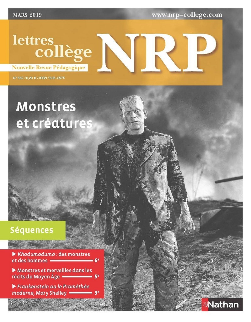 NRP Collège – Monstres et créatures – Mars 2019 – (Format PDF)