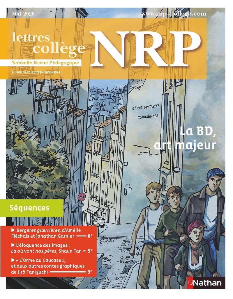 Séquence pédagogique « La BD, art majeur » – NRP Collège – 6e, 5e, 4, 3e (Format PDF)