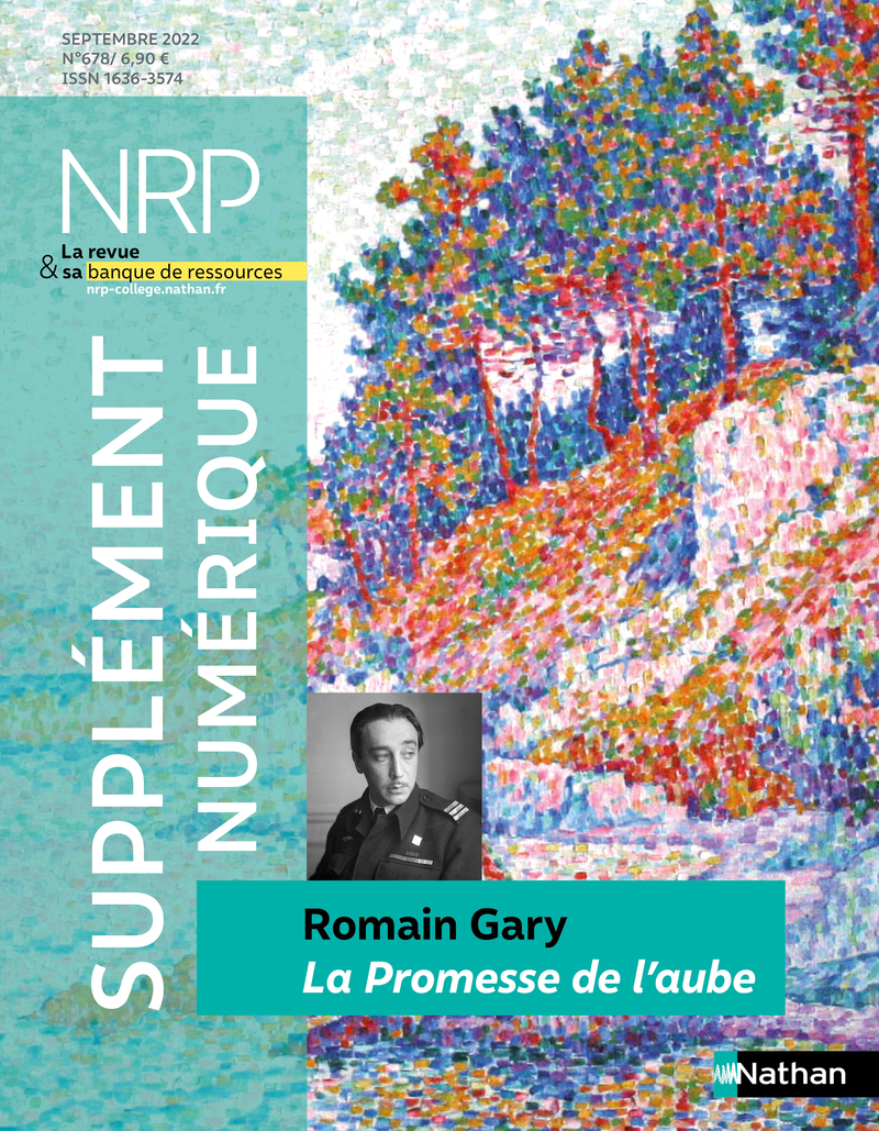 La Promesse de l’aube de Romain Gary – Supplément Numérique N°678 – NRP Sept. 2022
